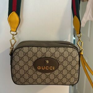 Designer Inspired Fashion Crossbody Bag GG